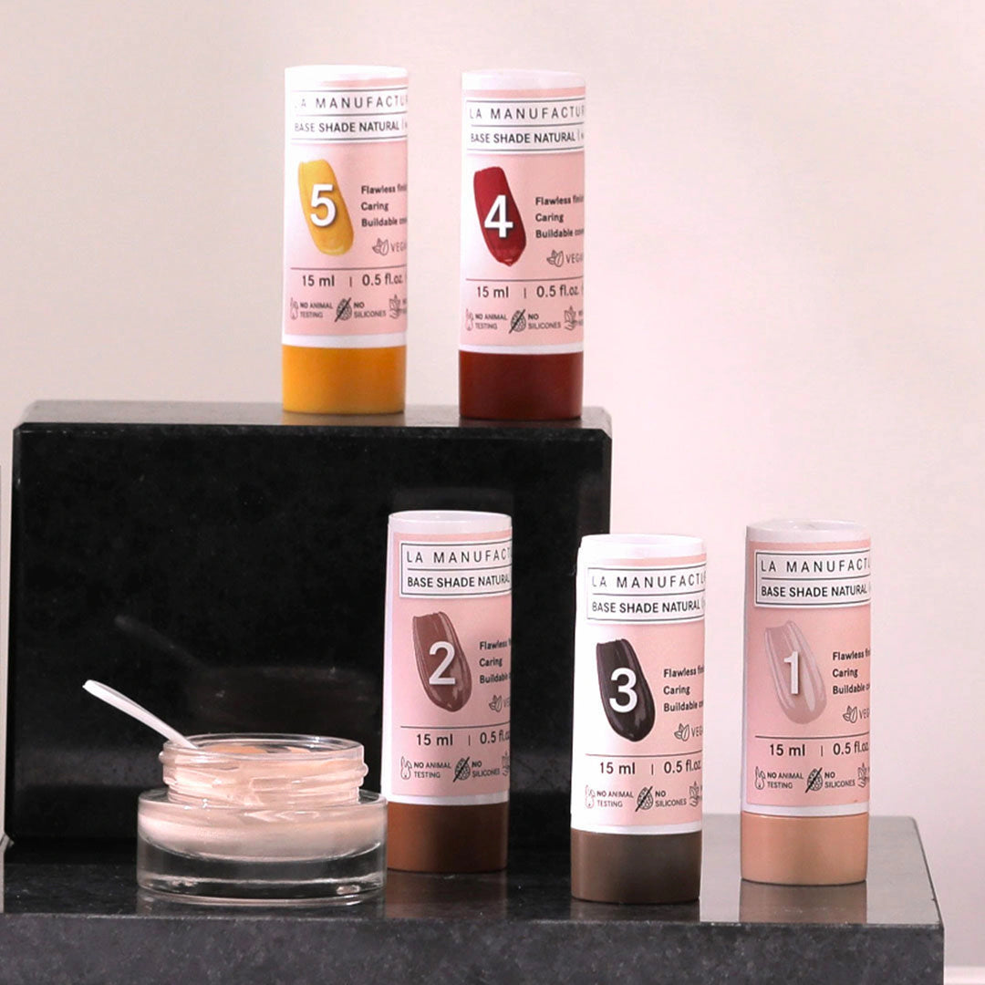 La Manufacture tus tonos de base de maquillaje personal natural